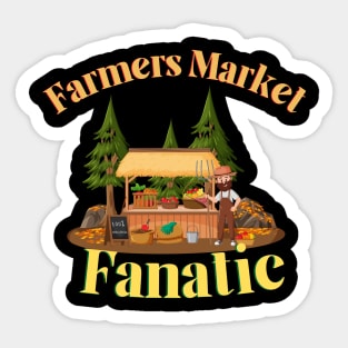 Farmers Market Fanatic Sticker